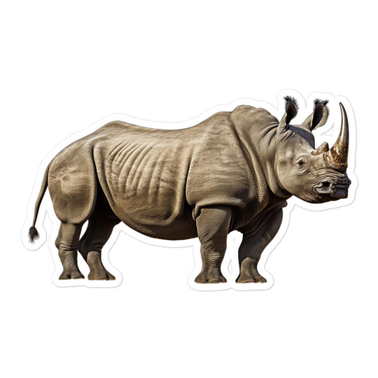 Black Rhinoceros Sticker