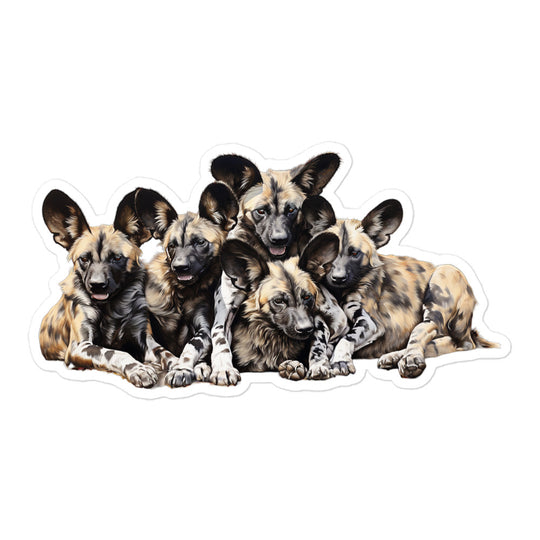 African Wild Dog Sticker