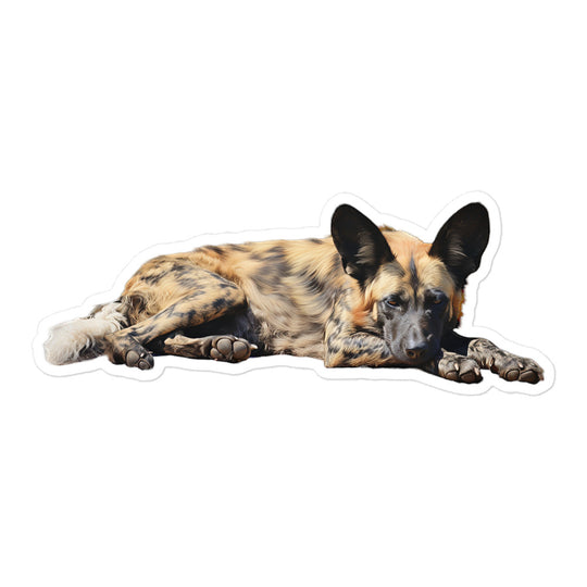 African Wild Dog Sticker