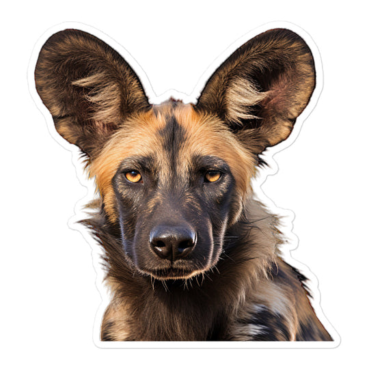 African Wild Dog Sticker